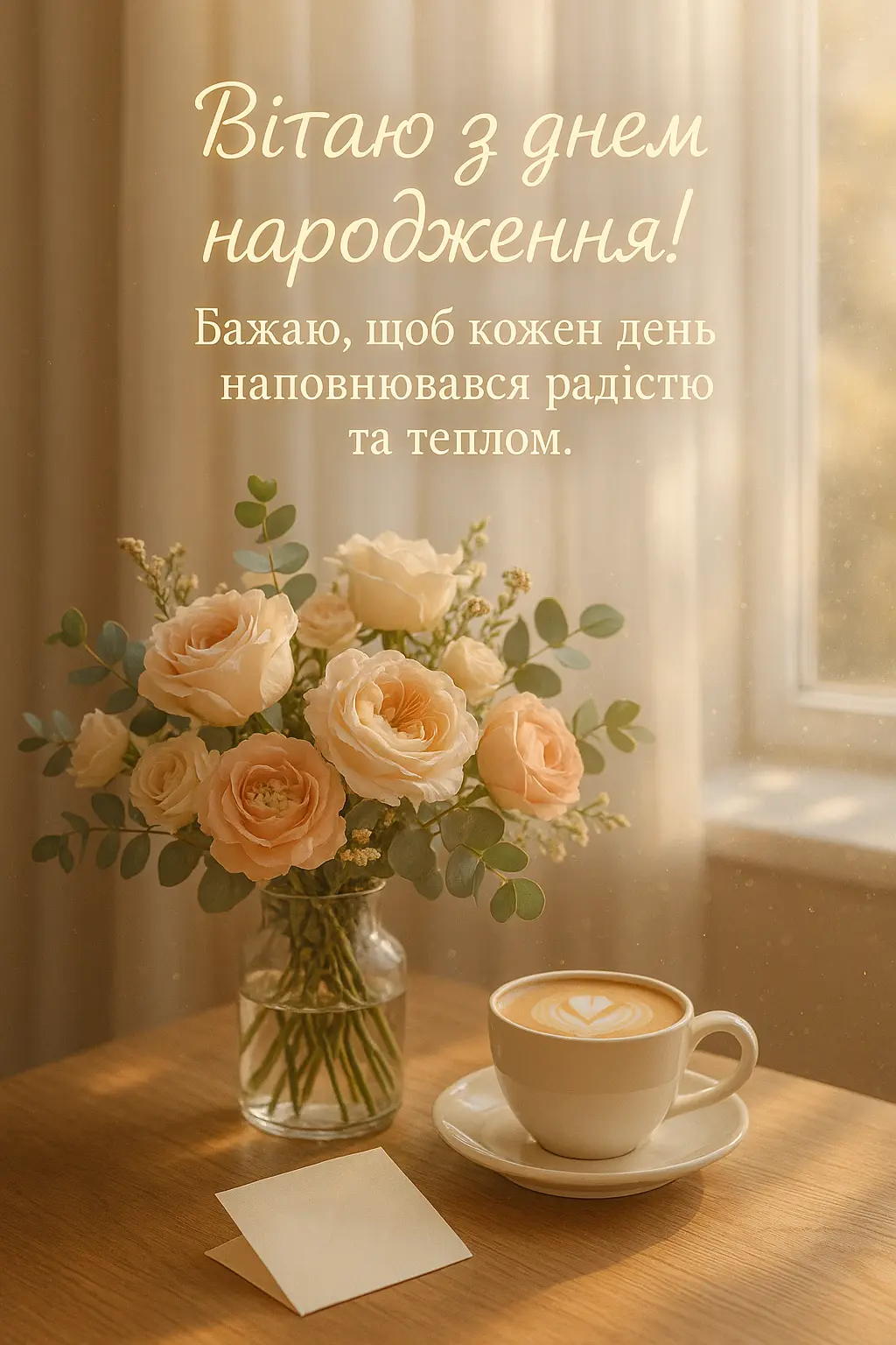 Привітання з днем народження жінці проза