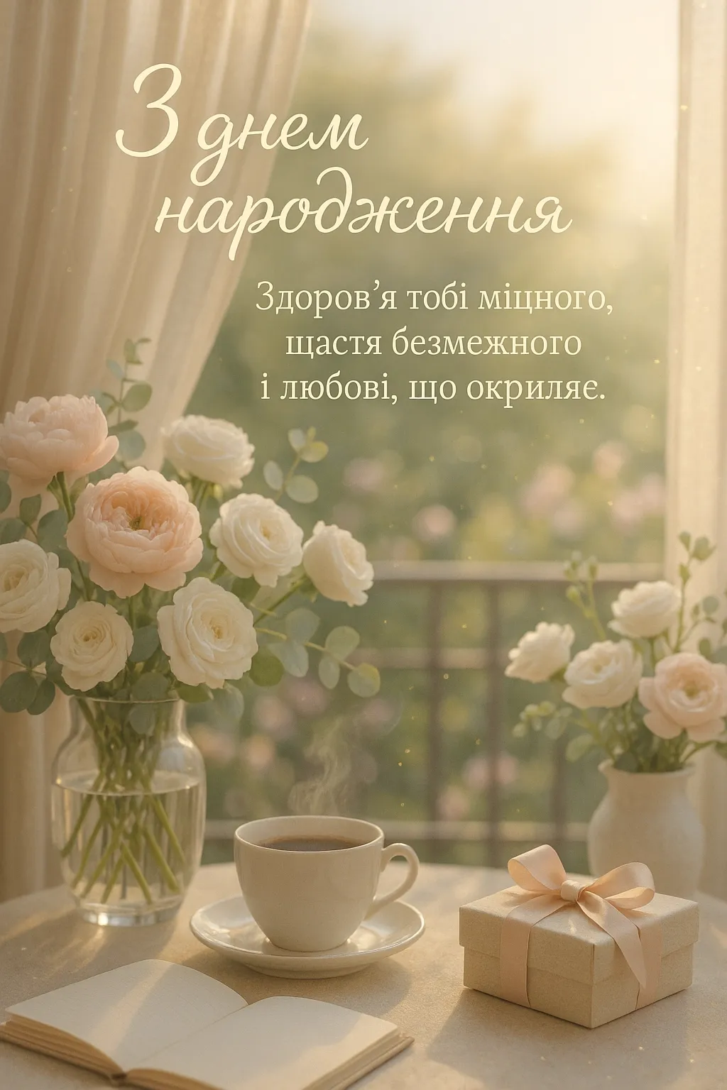 Привітання з днем народження жінці проза