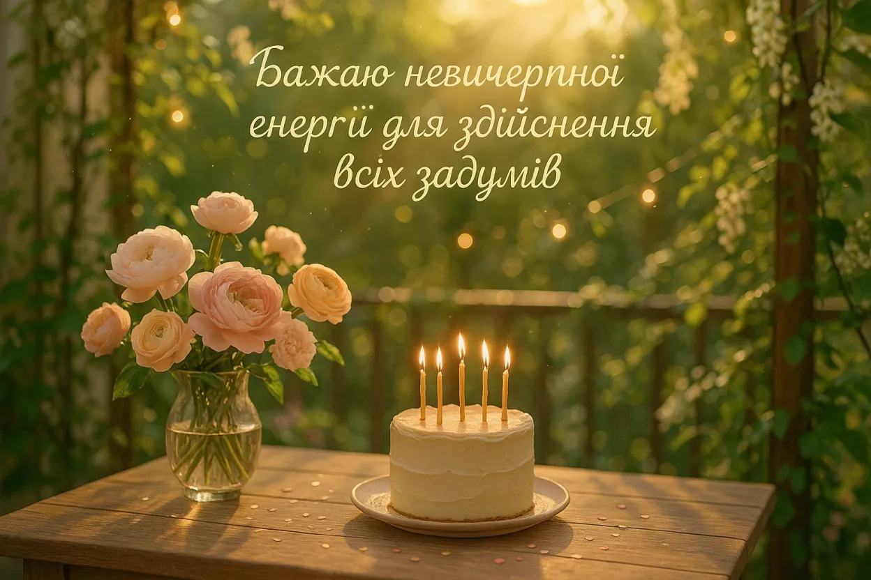 Привітання з днем народження жінці проза