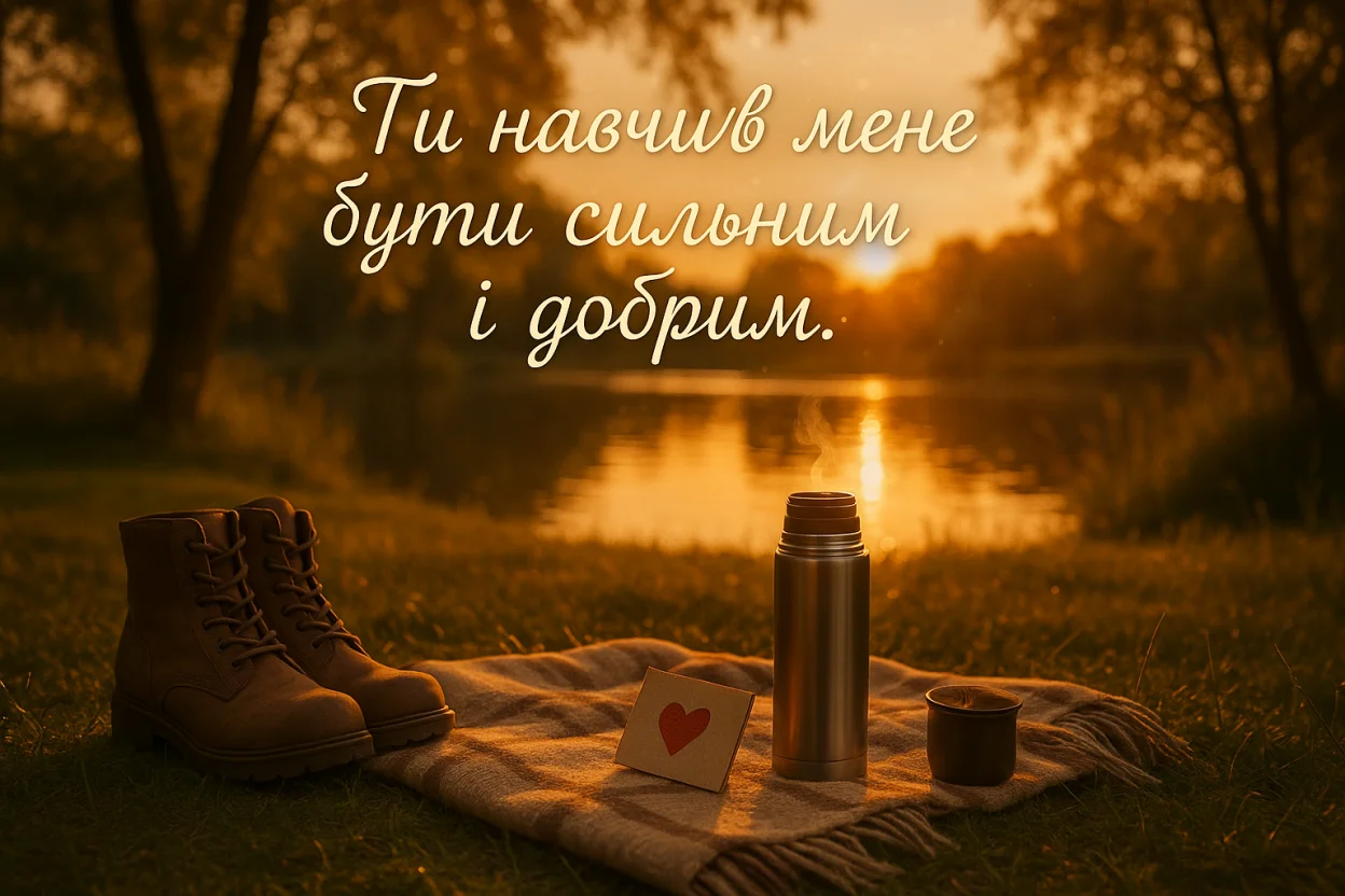 Відкритка привітання з днем батька