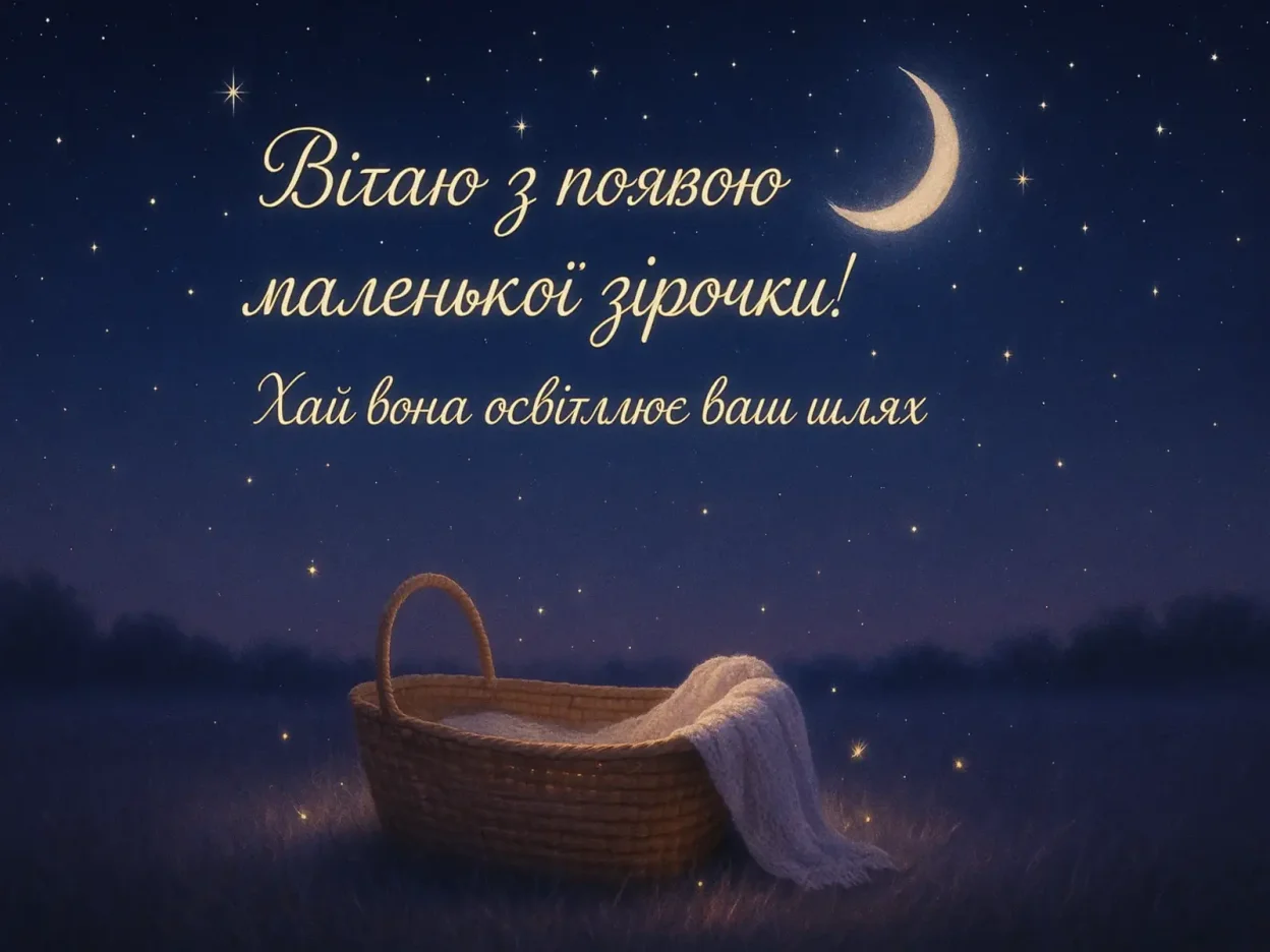 Привітання батькам з народженням донечки своїми словами