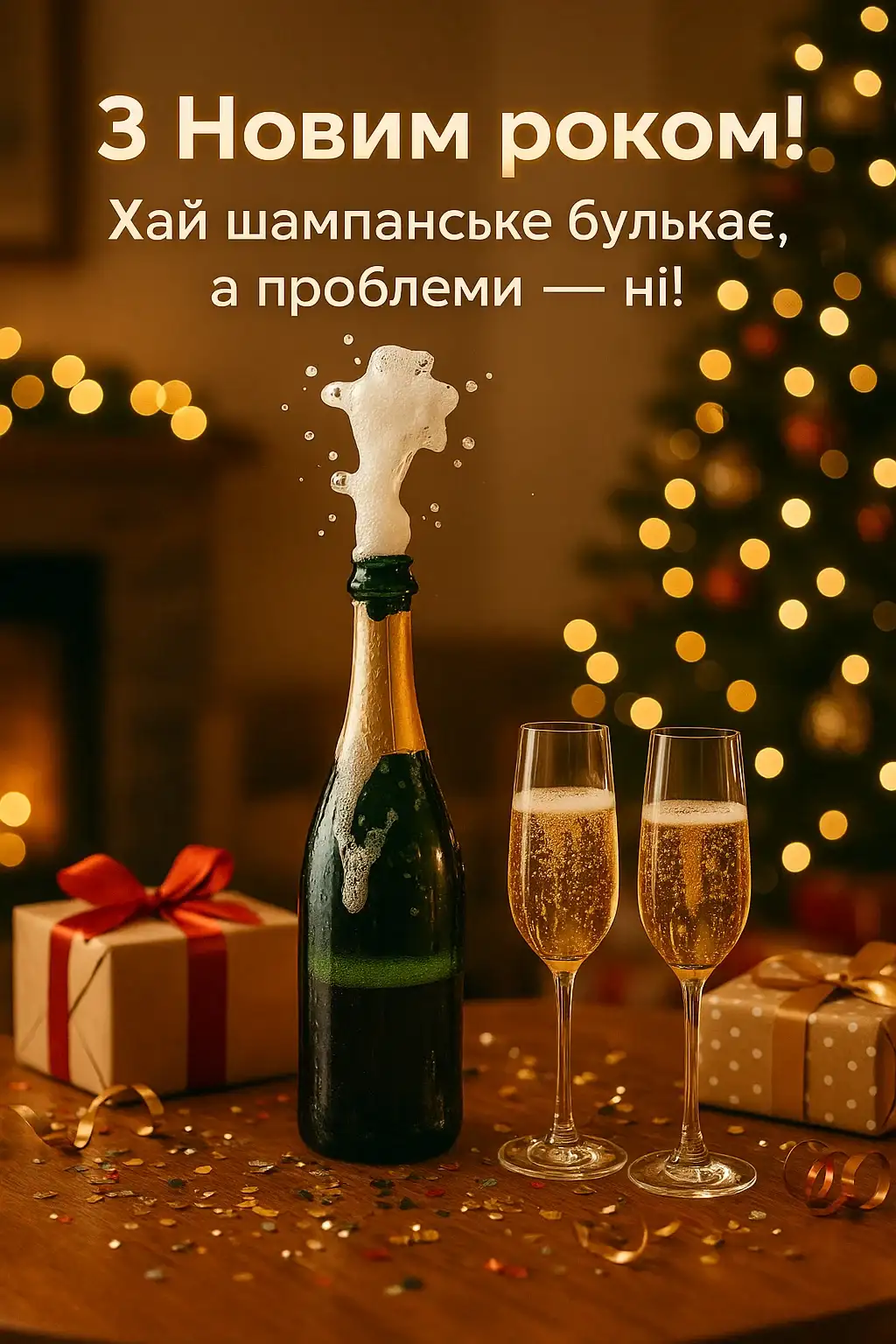 Прикольні привітання з новим роком