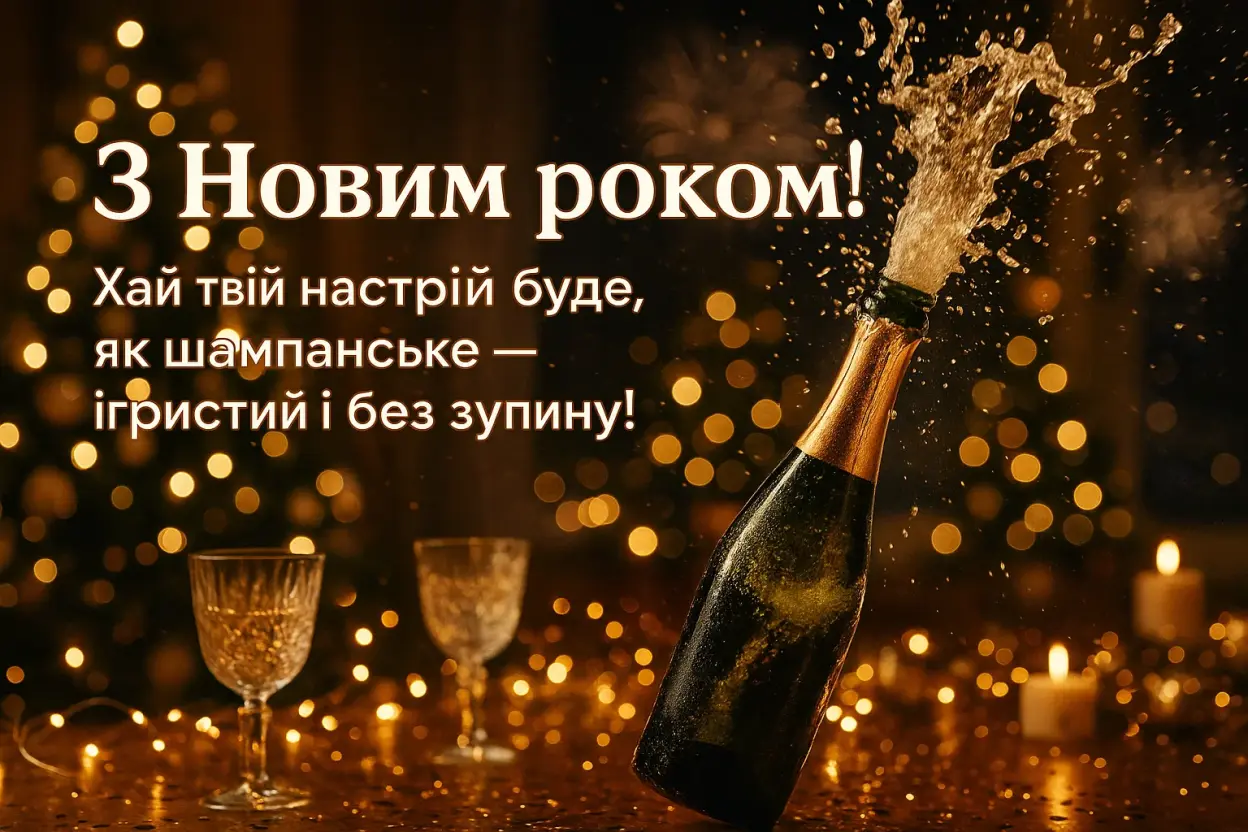 Прикольні привітання з новим роком