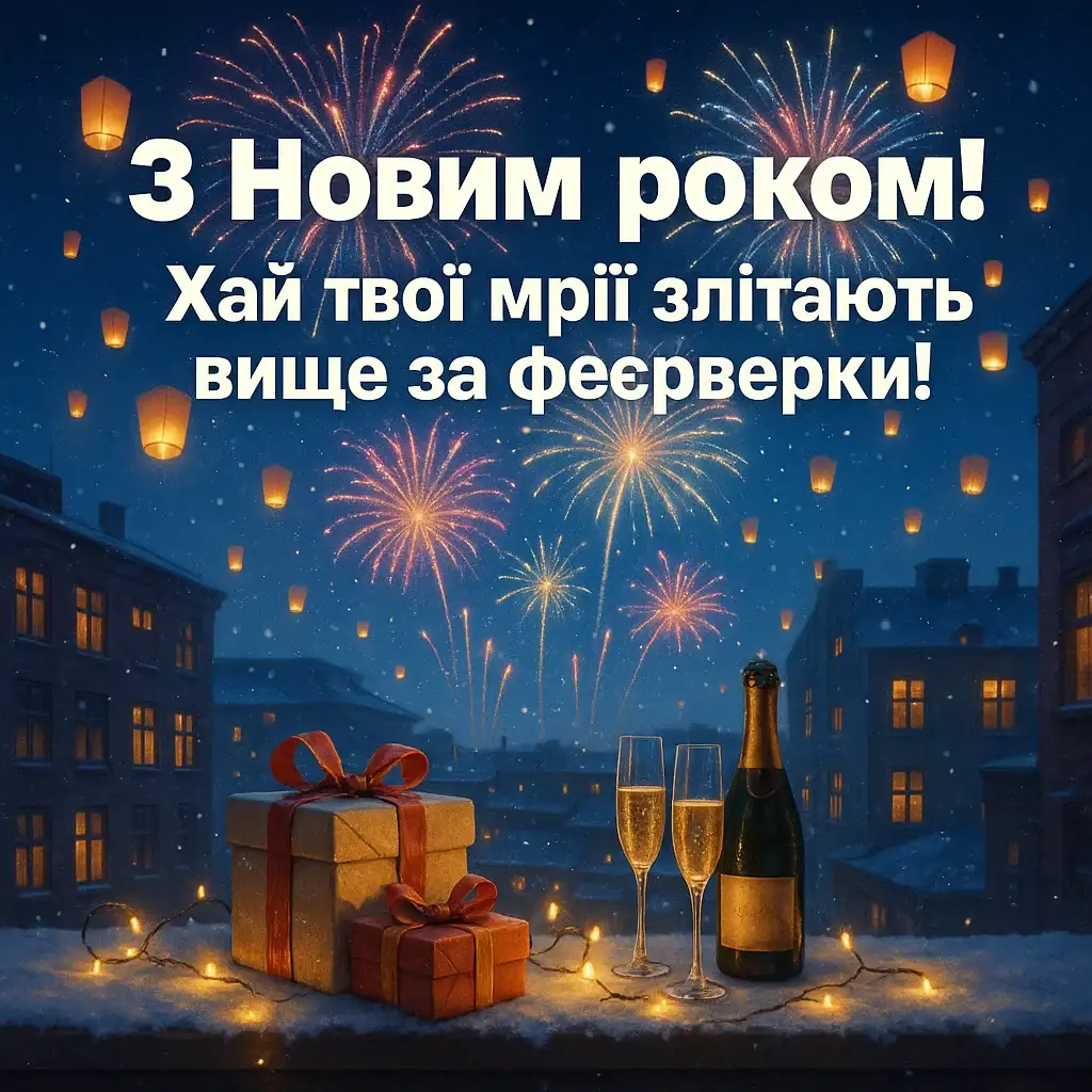 Прикольні привітання з новим роком