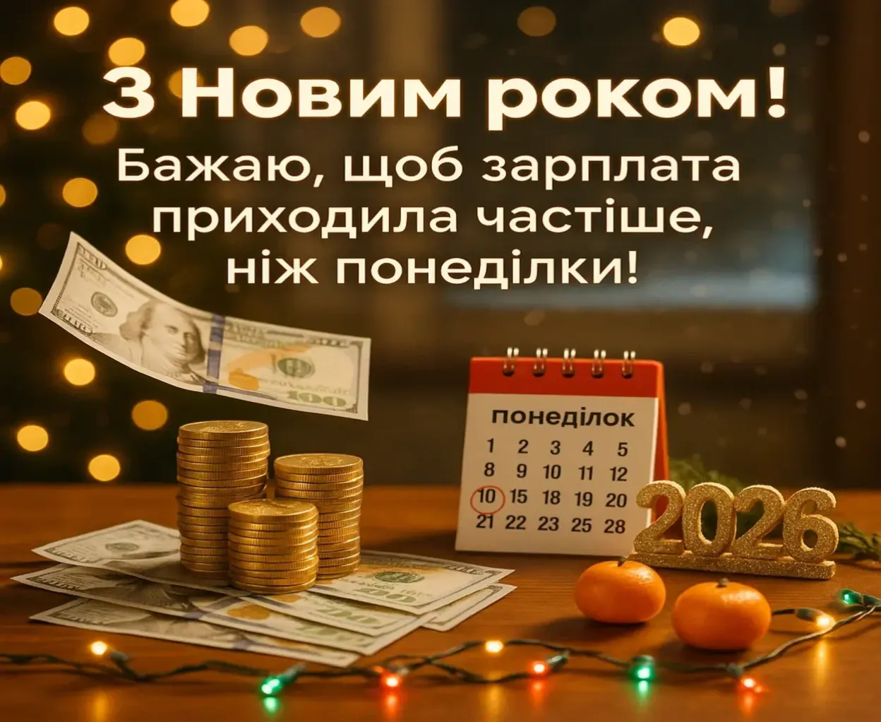 Прикольні привітання з новим роком