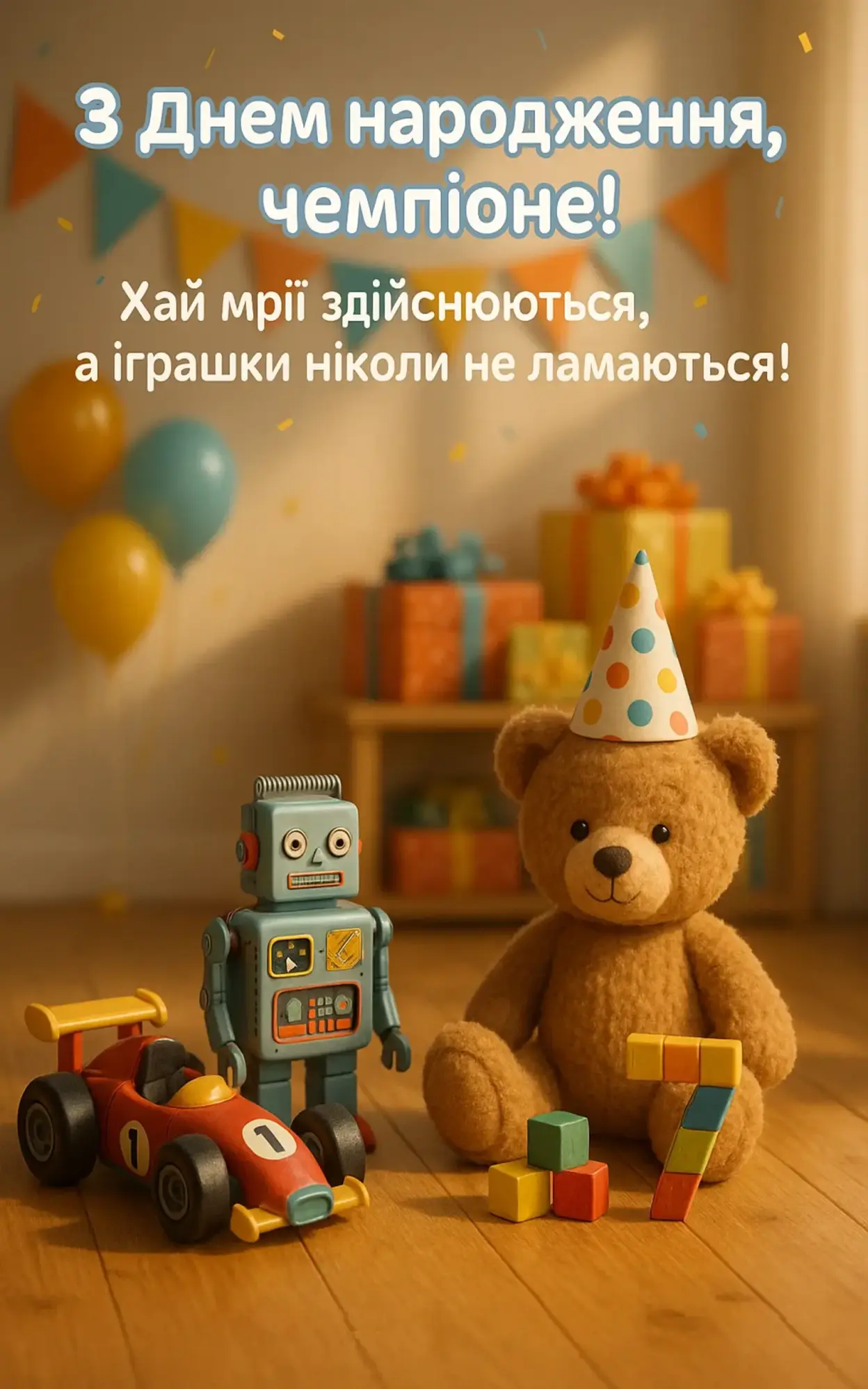 Короткі привітання з днем народження своїми словами хлопчику