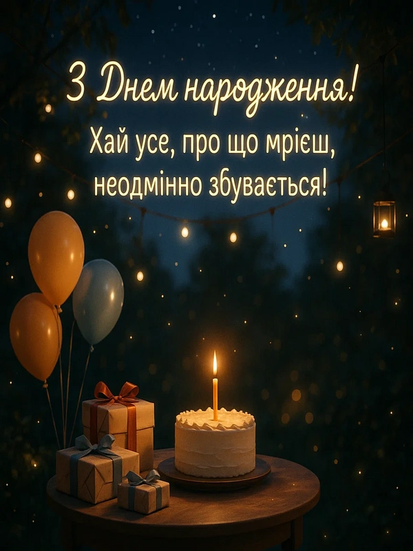 Короткі привітання з днем народження своїми словами хлопчику