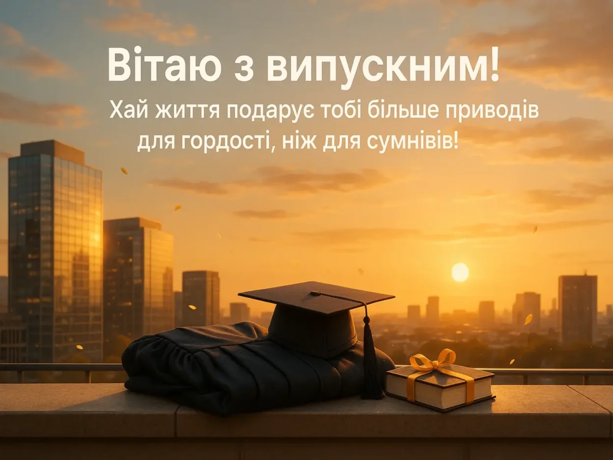Привітання з випускним своїми словами