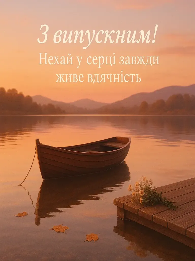 Привітання з випускним своїми словами