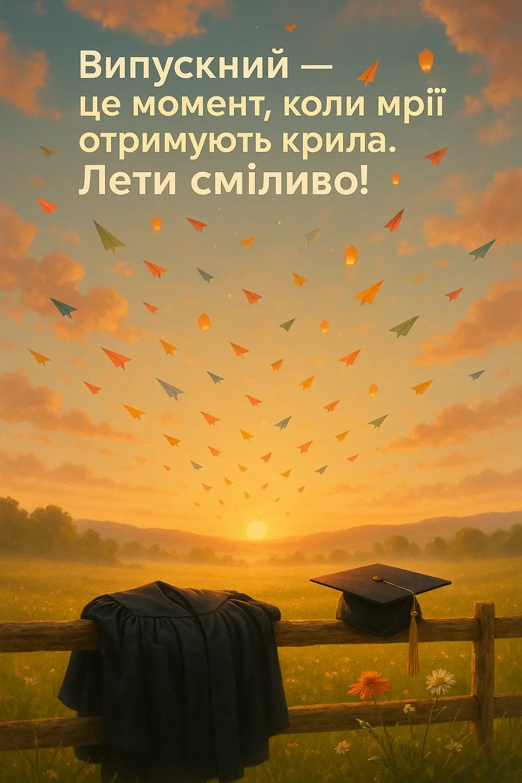 Привітання з випускним своїми словами