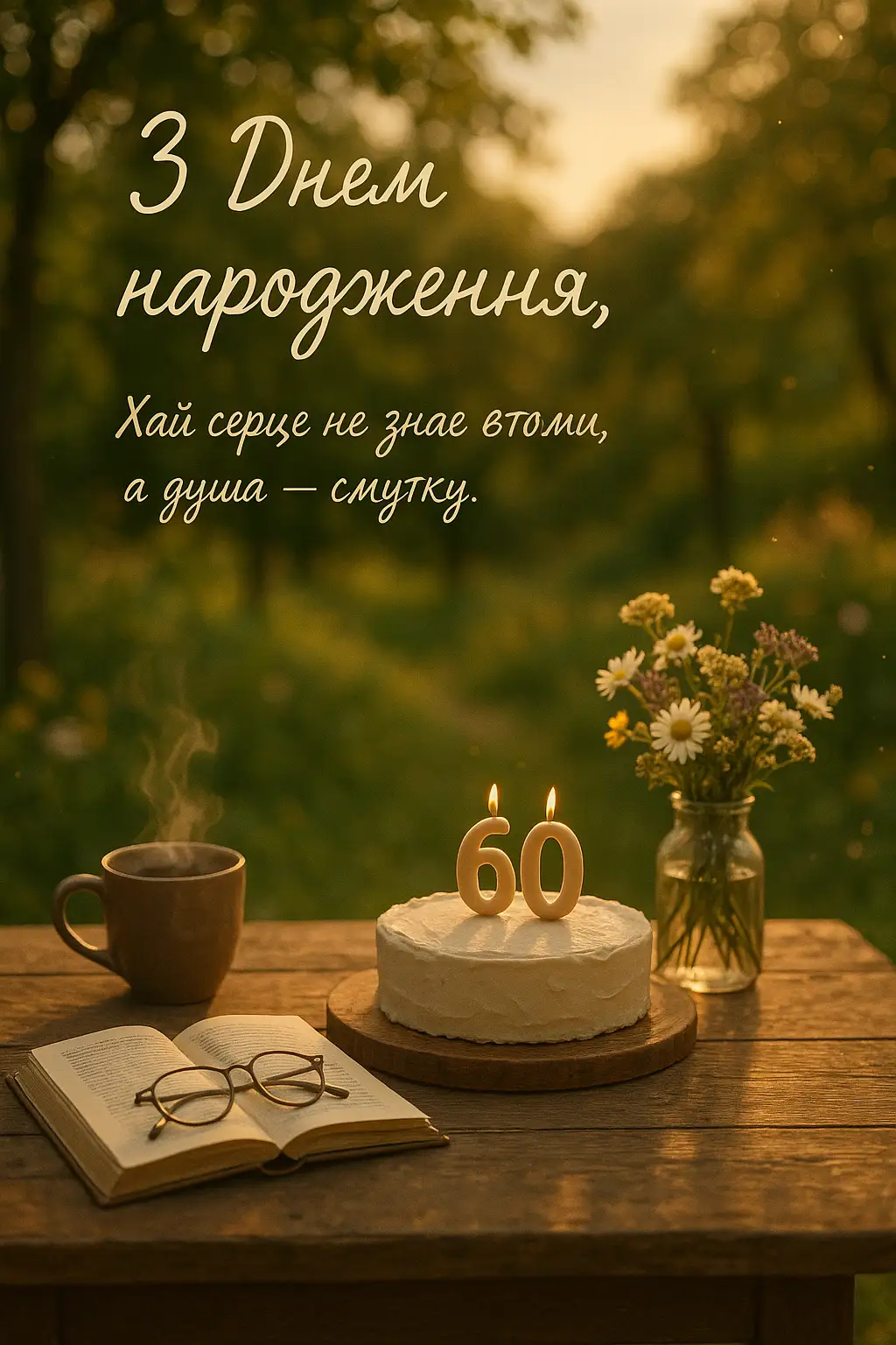 Привітання з 60-річчям своїми словами чоловіку