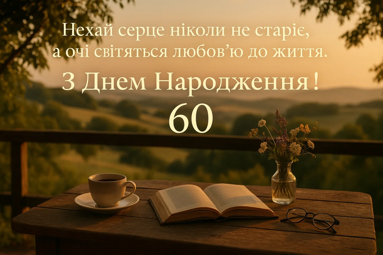 Привітання з 60-річчям своїми словами чоловіку