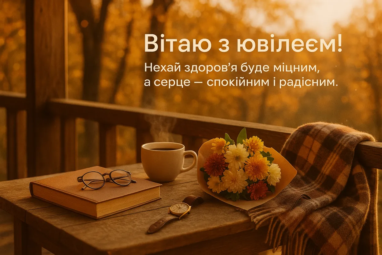 Привітання з 60-річчям своїми словами чоловіку
