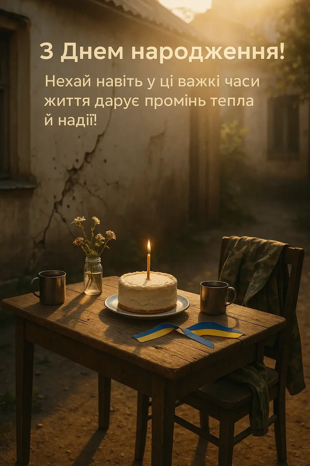 Привітання з днем народження під час війни
