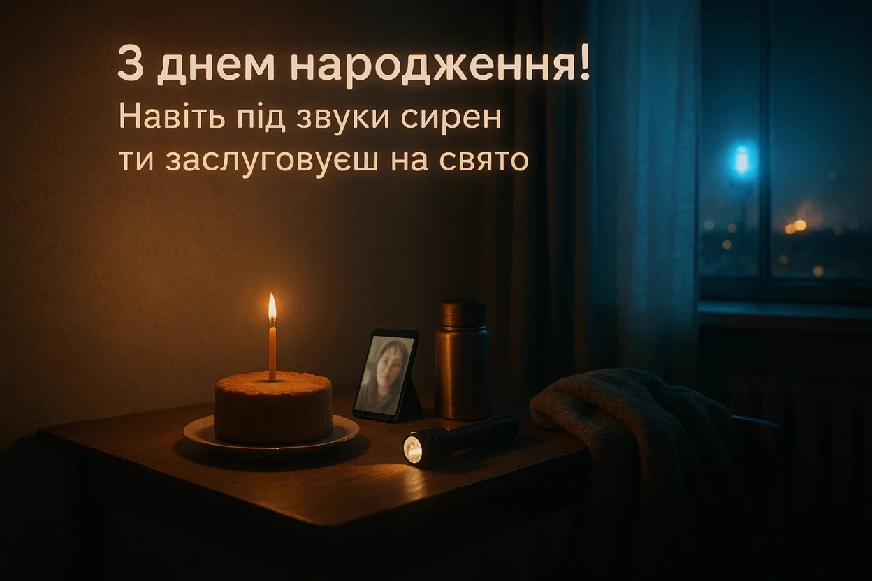 Привітання з днем народження під час війни