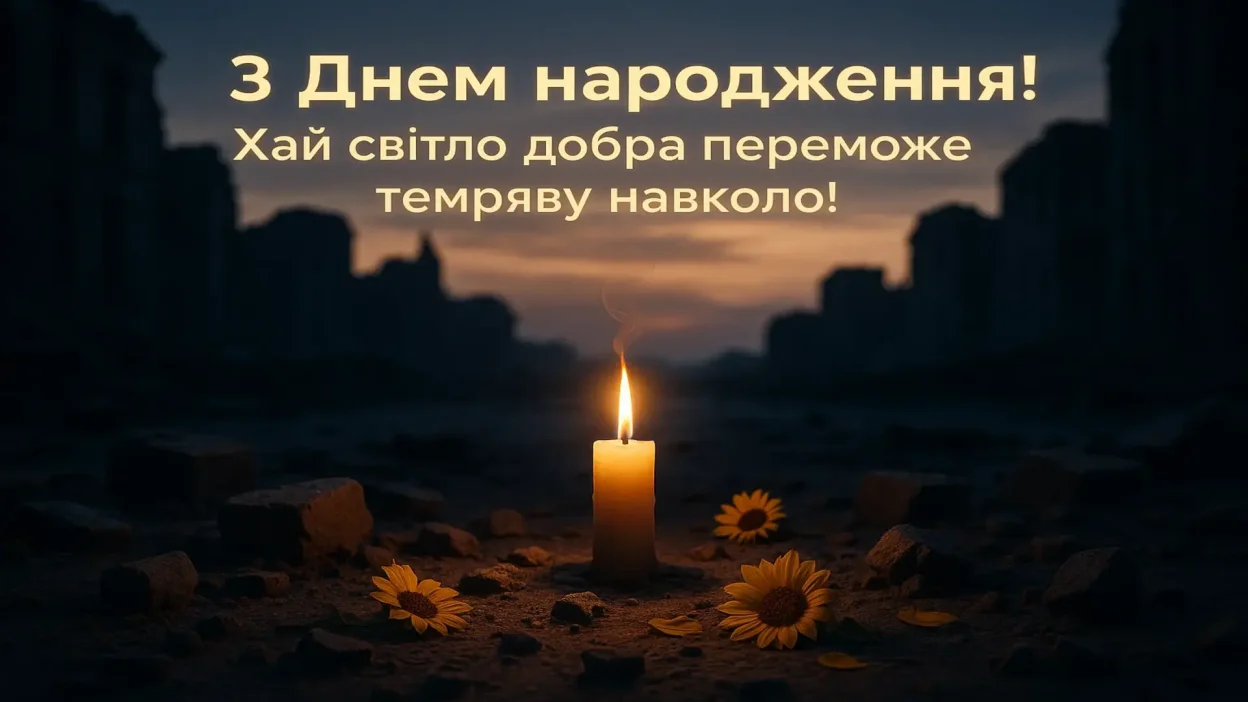 Привітання з днем народження під час війни