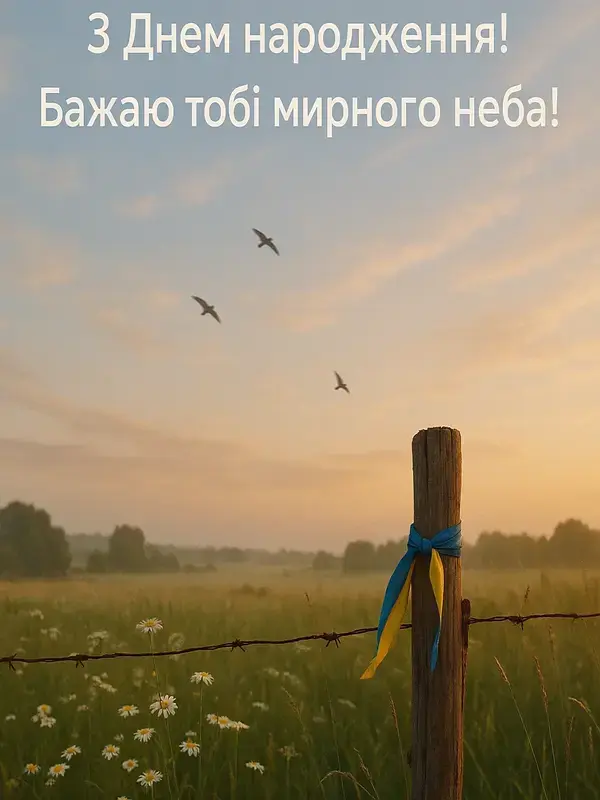 Привітання з днем народження під час війни