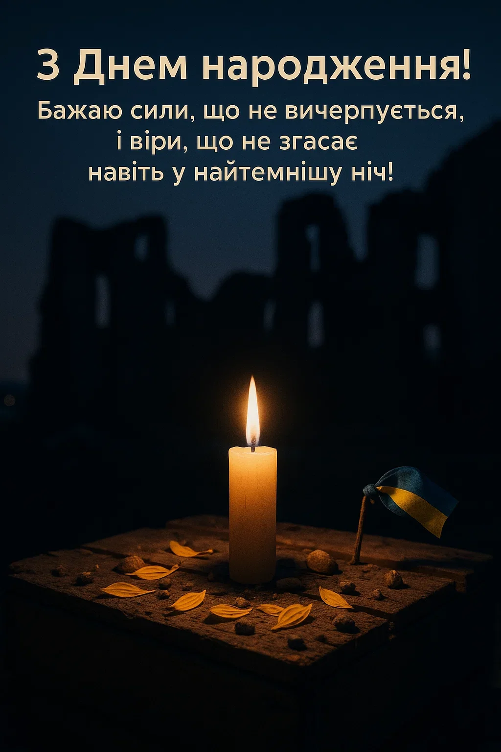 Привітання з днем народження під час війни