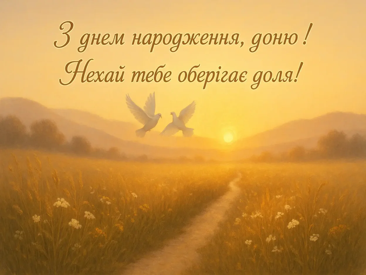Привітання з днем народження дочці до сліз своїми словами