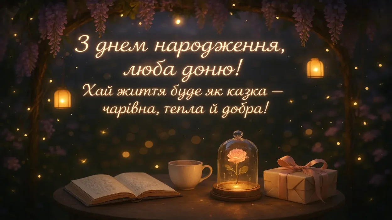 Привітання з днем народження дочці до сліз своїми словами