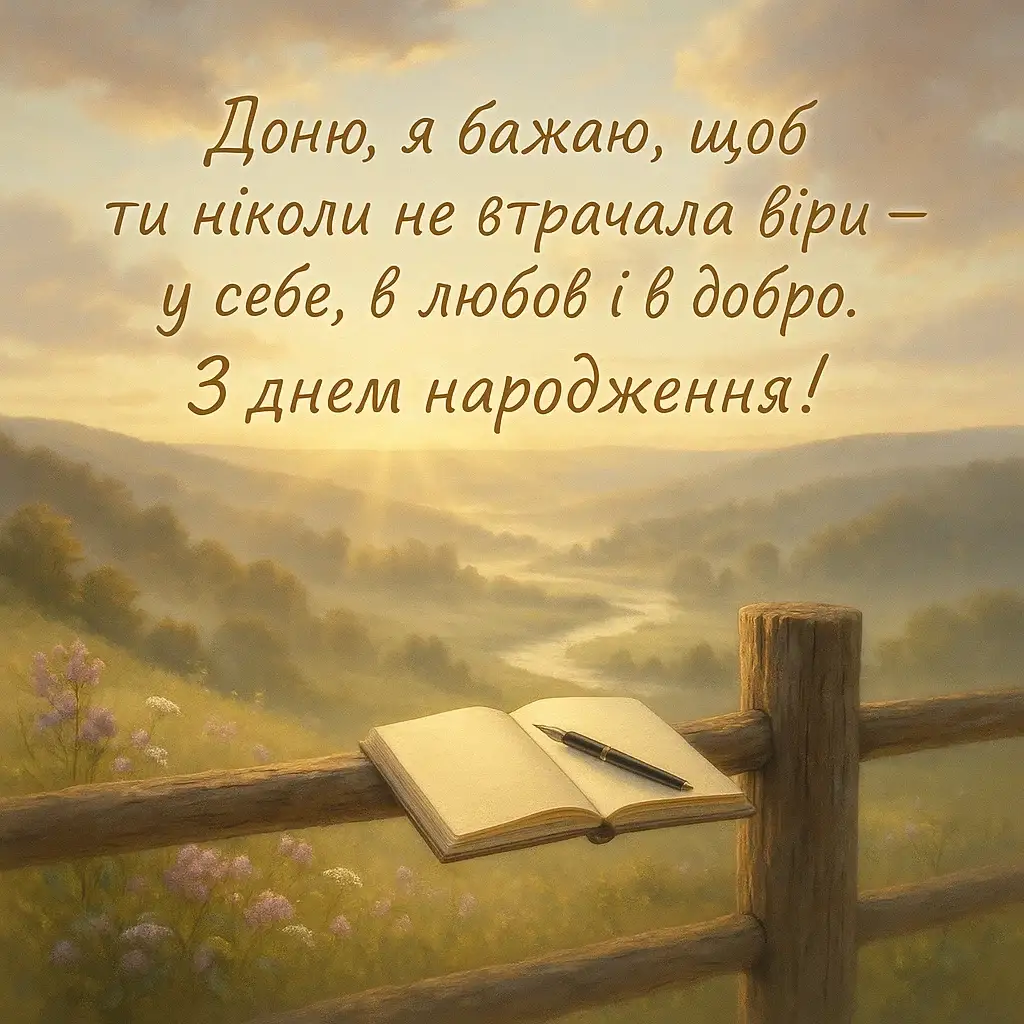 Привітання з днем народження дочці до сліз своїми словами