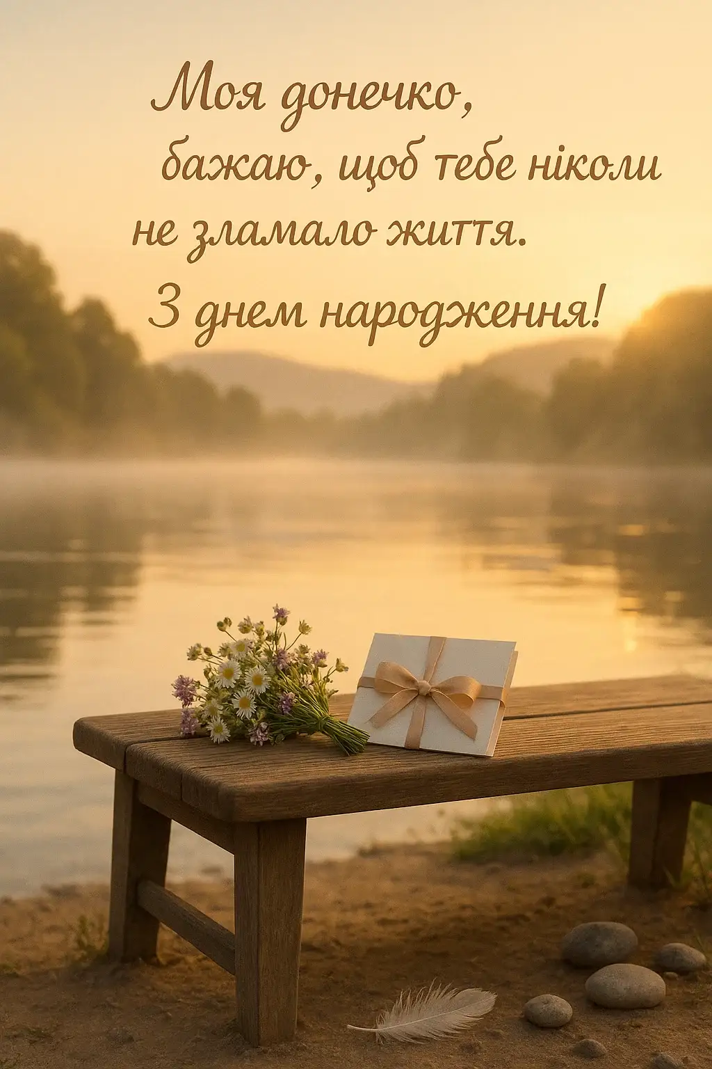 Привітання з днем народження дочці до сліз своїми словами