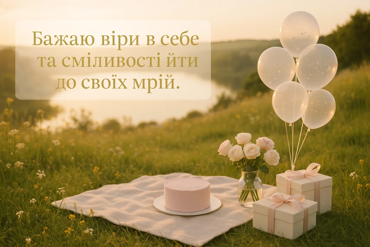 Привітання з 25-річчям дівчині своїми словами