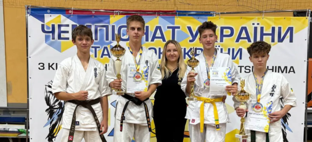 Тернопільські каратисти вибороли три нагороди на Чемпіонаті України