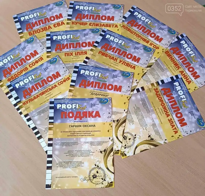 Ансамбль «Дударики» з Тернополя отримав гран-прі на міжнародному конкурсі «Profi Fest»