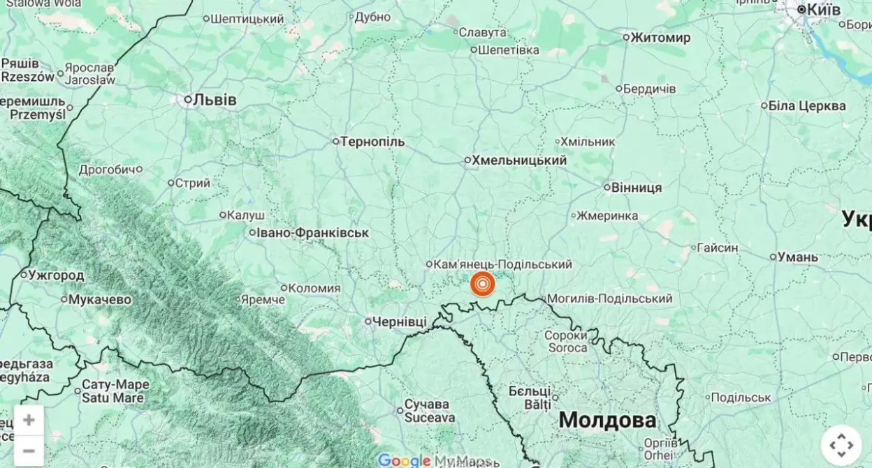 Поблизу Тернопільщини зафіксували землетрус магнітудою 1,7 бала