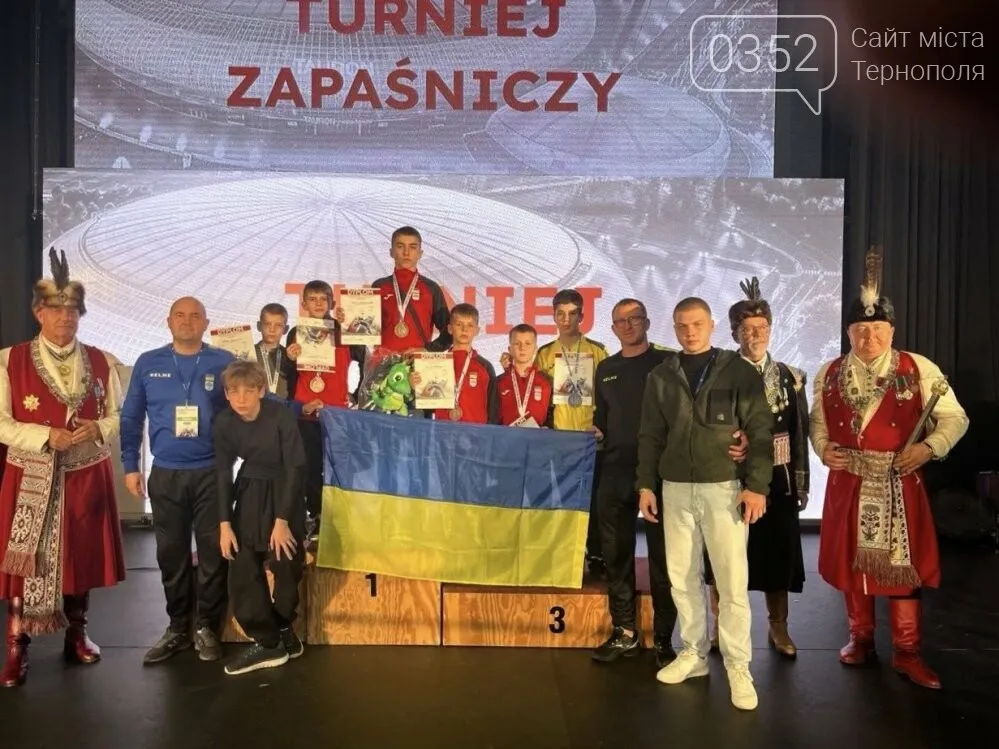Тернопільські спортсмени вибороли медалі на міжнародному турнірі з греко-римської боротьби у Кракові
