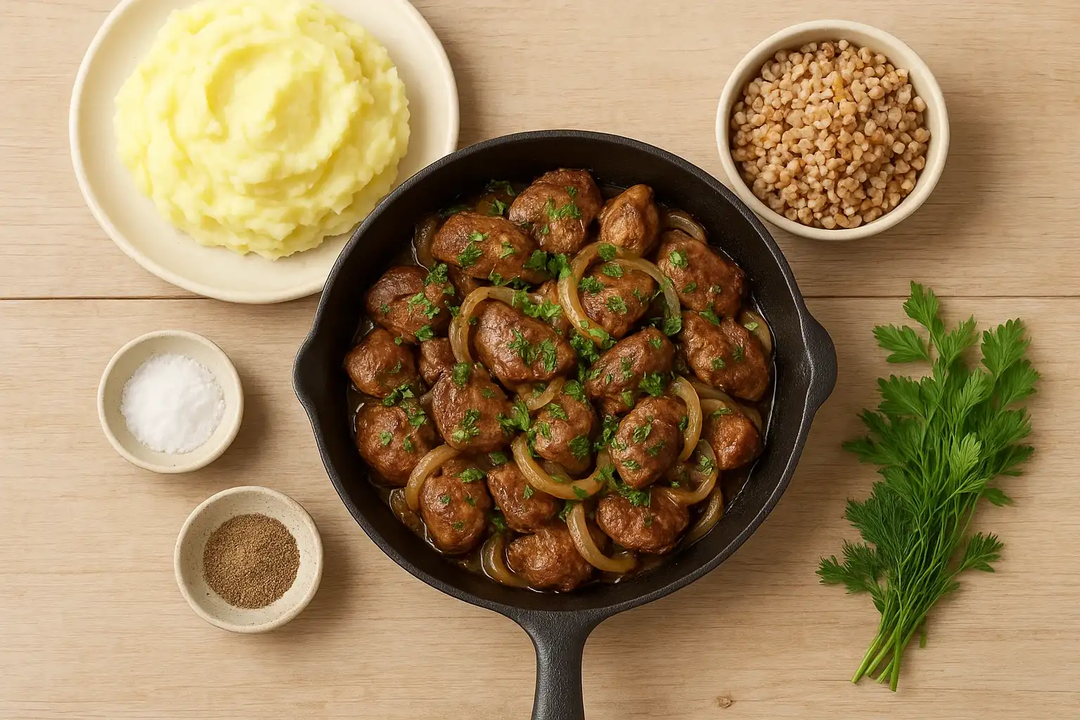 Як жарити печінку курячу на сковороді