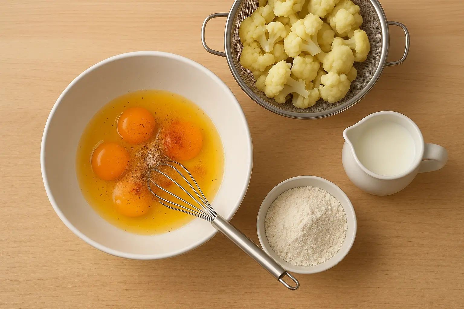 Як приготувати капусту цвітну в клярі