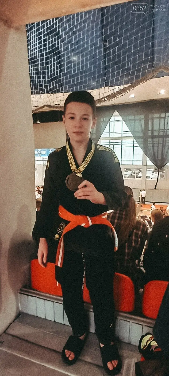 Юний тернополянин Ілля Рамський вдруге виборов золото чемпіонату України з джиу-джитсу