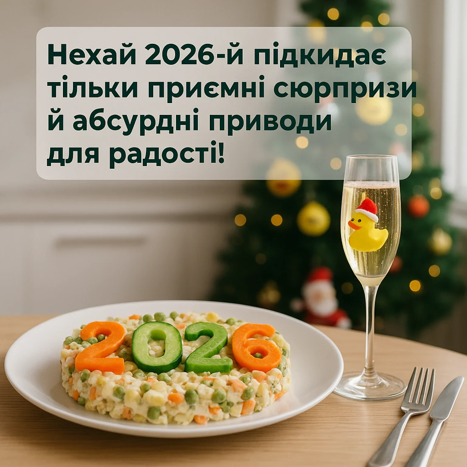 Смішні привітання з новим роком 2026