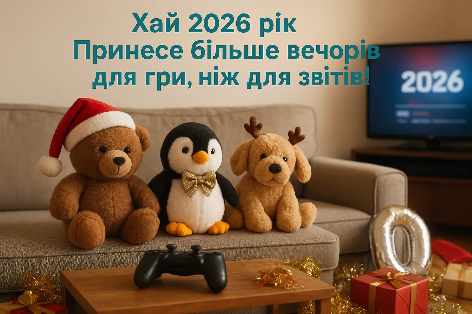 Смішні привітання з новим роком 2026