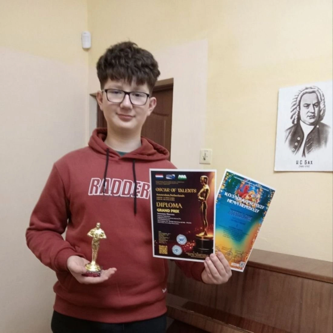 Юний тернополянин здобув перемоги на двох мистецьких конкурсах