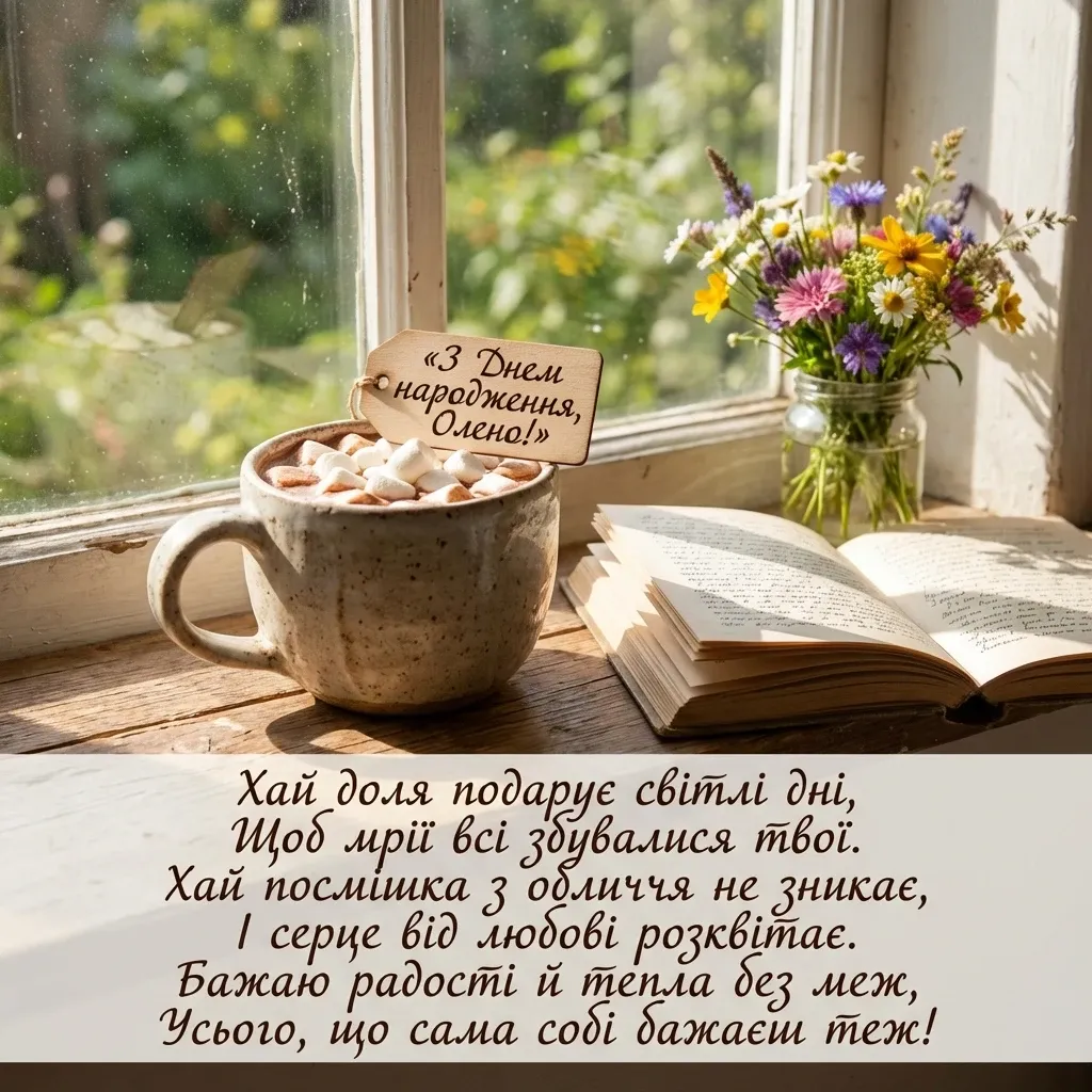Олена з днем народження