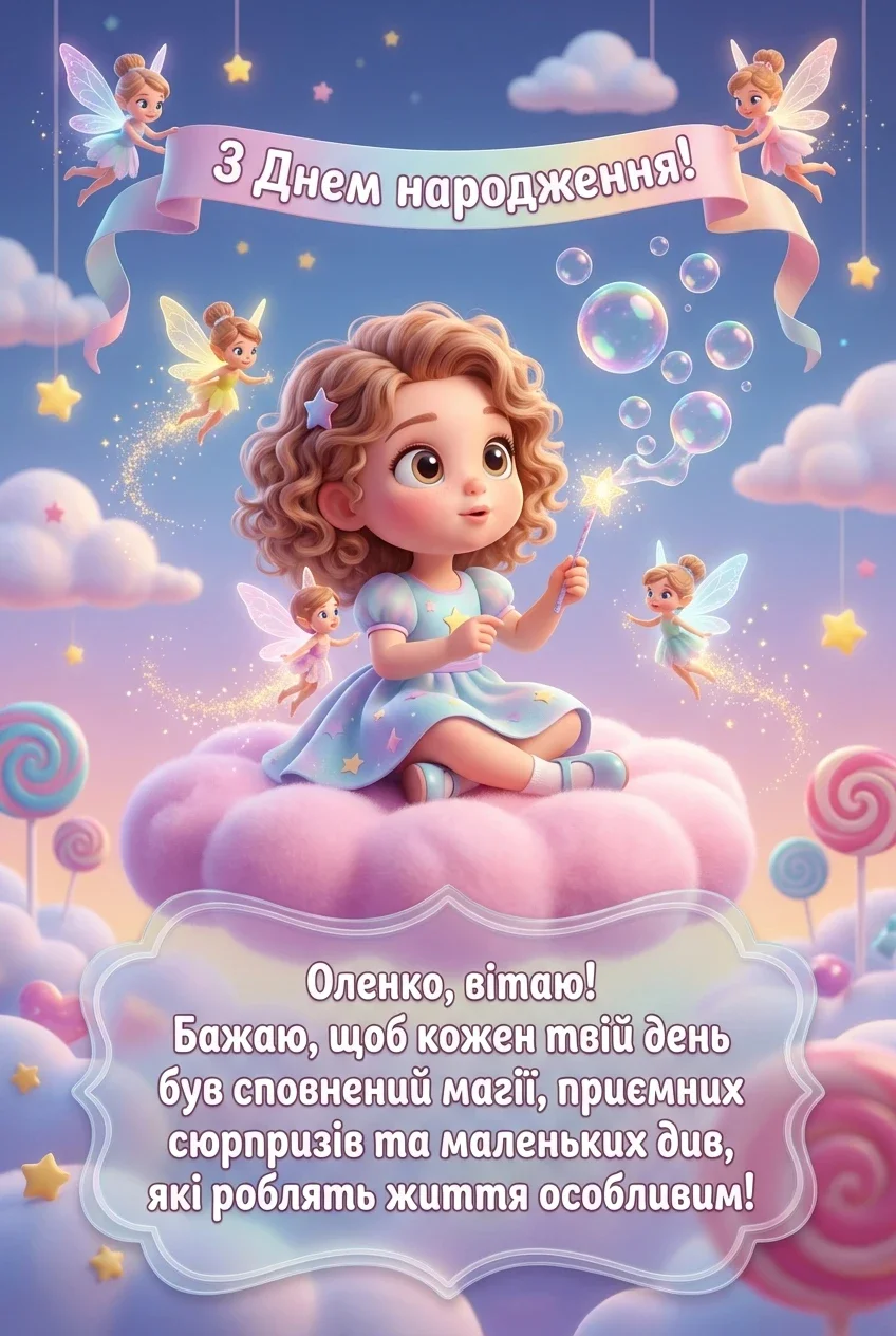 Олена з днем народження