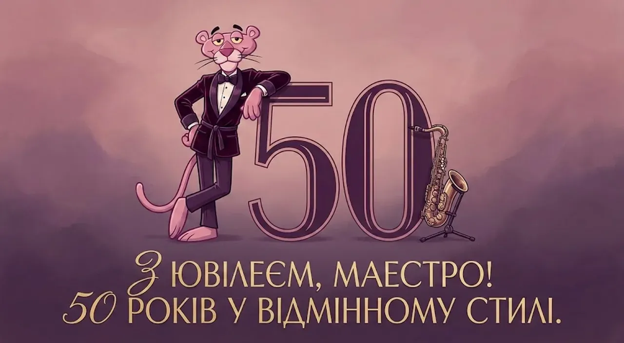 Привітання з ювілеєм 50 років