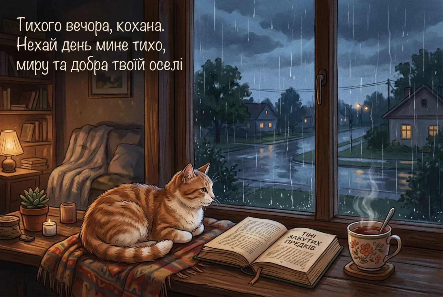 Доброго вечора, кохана: найкращі картинки та душевні побажання для гарного настрою