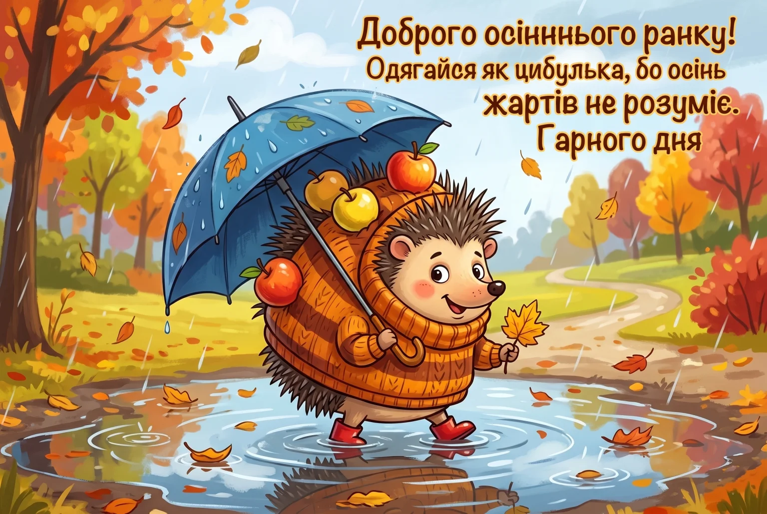 Нові картинки з добрим осіннім ранком: душевна добірка для затишного настрою
