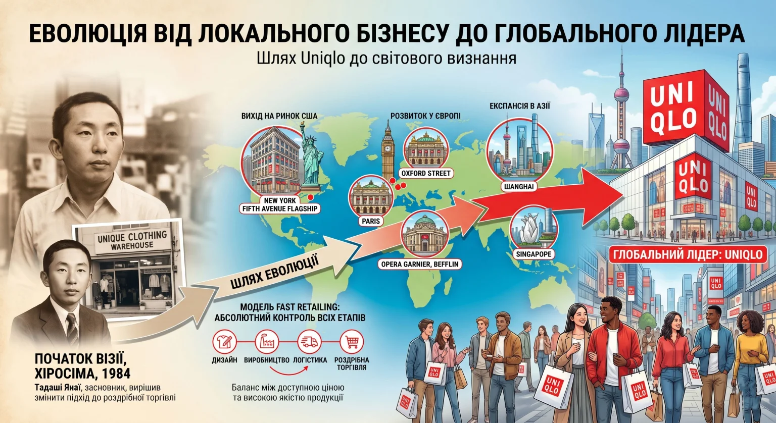 Філософія LifeWear: Як бренд Uniqlo змінив наше ставлення до повсякденного одягу