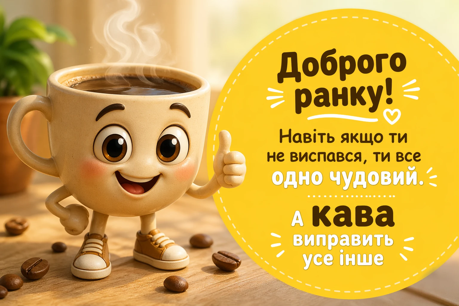 Ранкове привітання доброго ранку: душевні побажання та красиві картинки