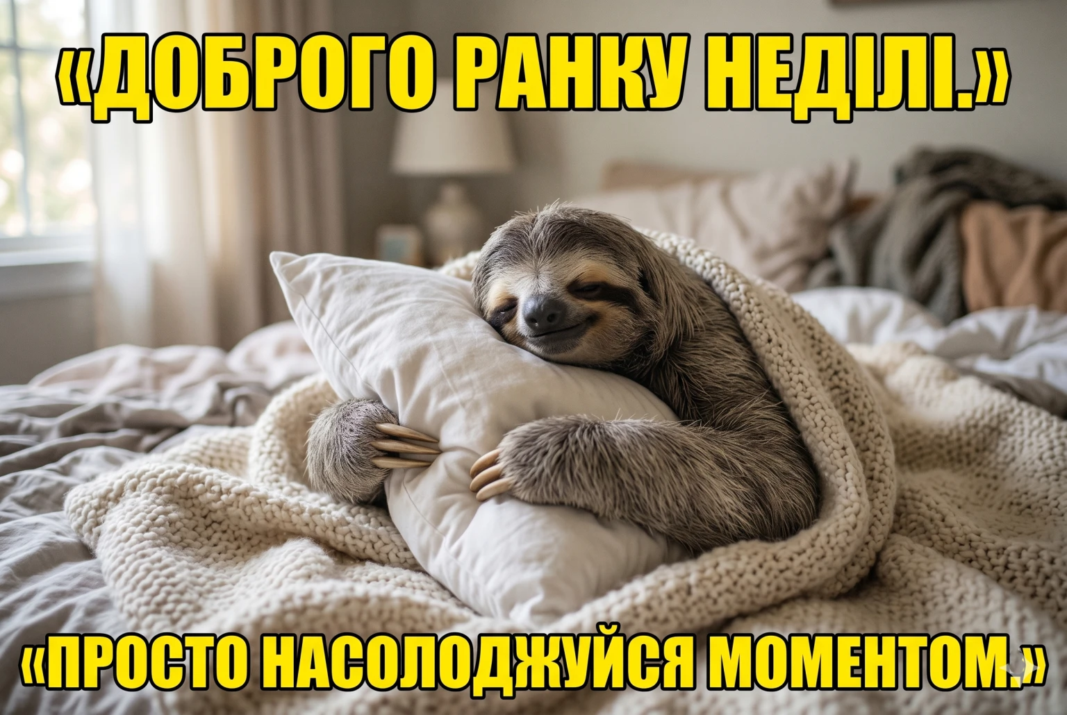 Доброго ранку неділі: душевна добірка листівок та найтепліші побажання для вихідного дня
