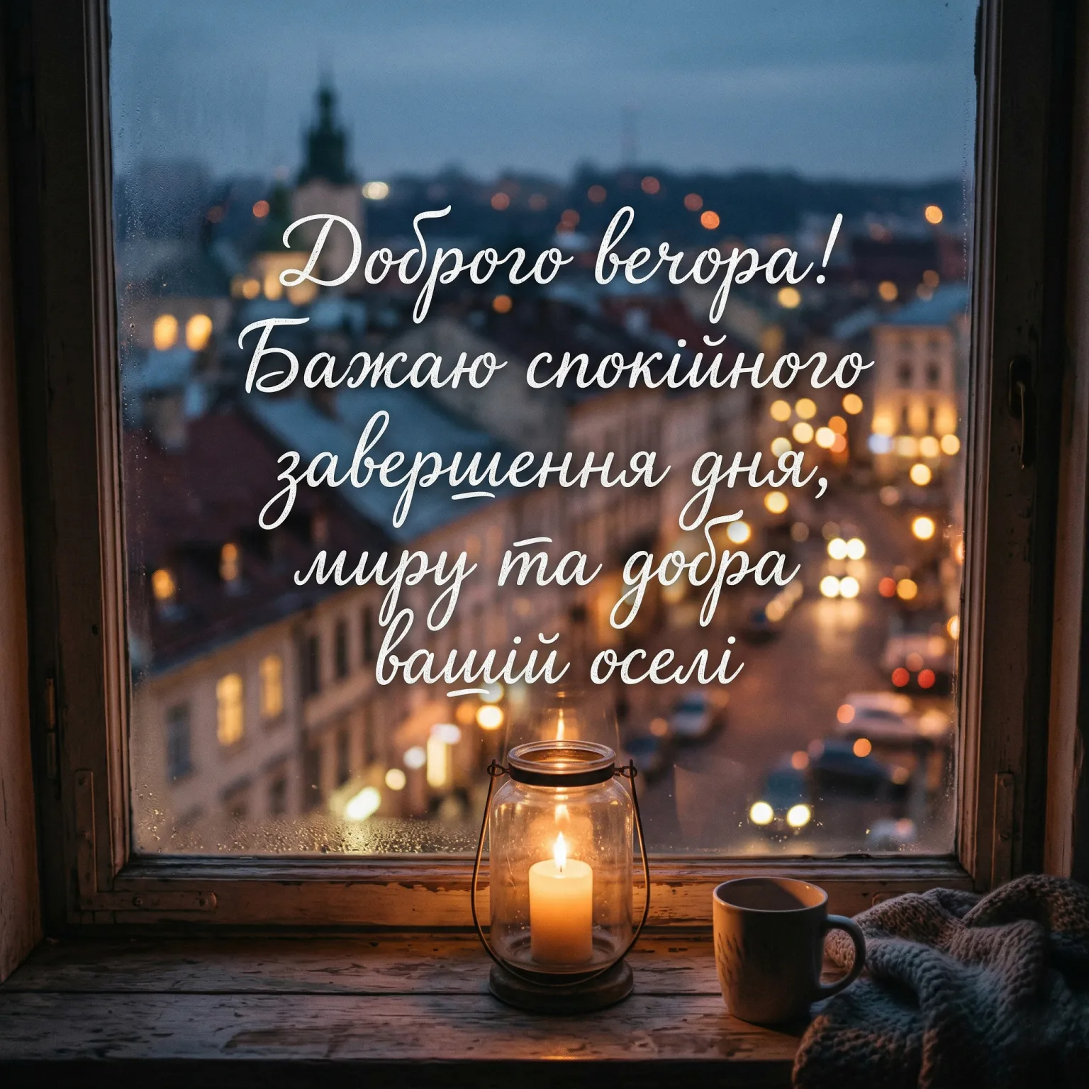 Доброго вечора: затишні картинки та щирі побажання для гарного настрою
