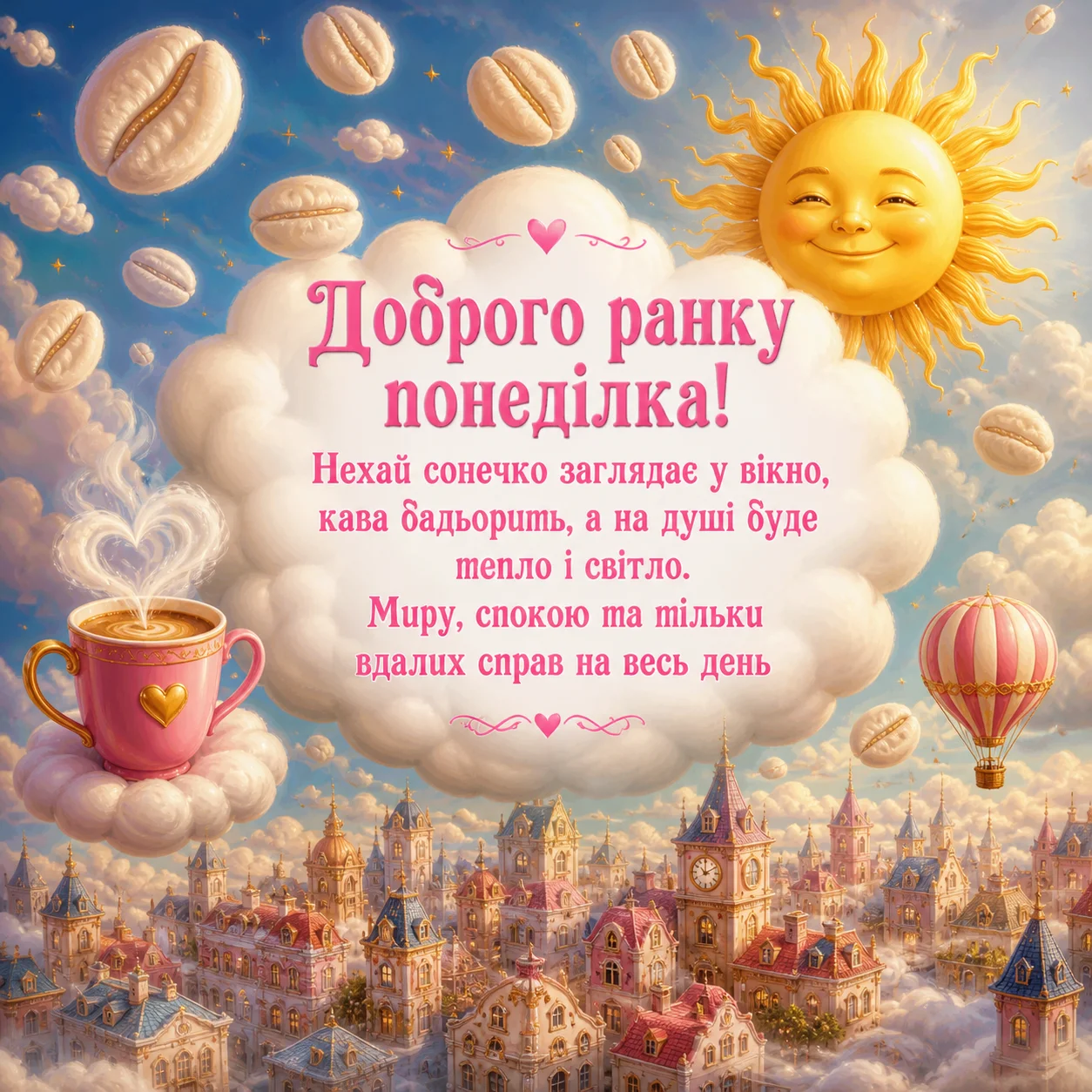 Нові картинки з добрим ранком понеділка: душевна добірка для вдалого початку тижня
