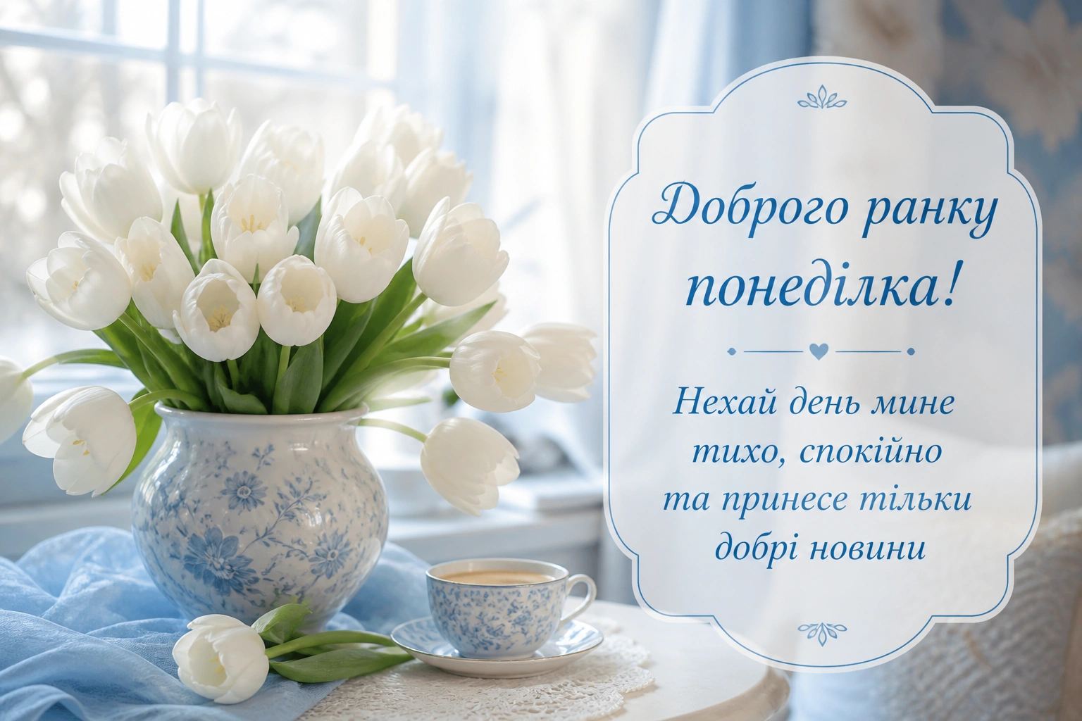 Нові картинки з добрим ранком понеділка: душевна добірка для вдалого початку тижня
