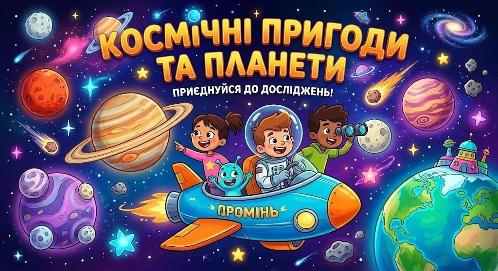 Двадцять мультфільмів про космос і планети з різних епох