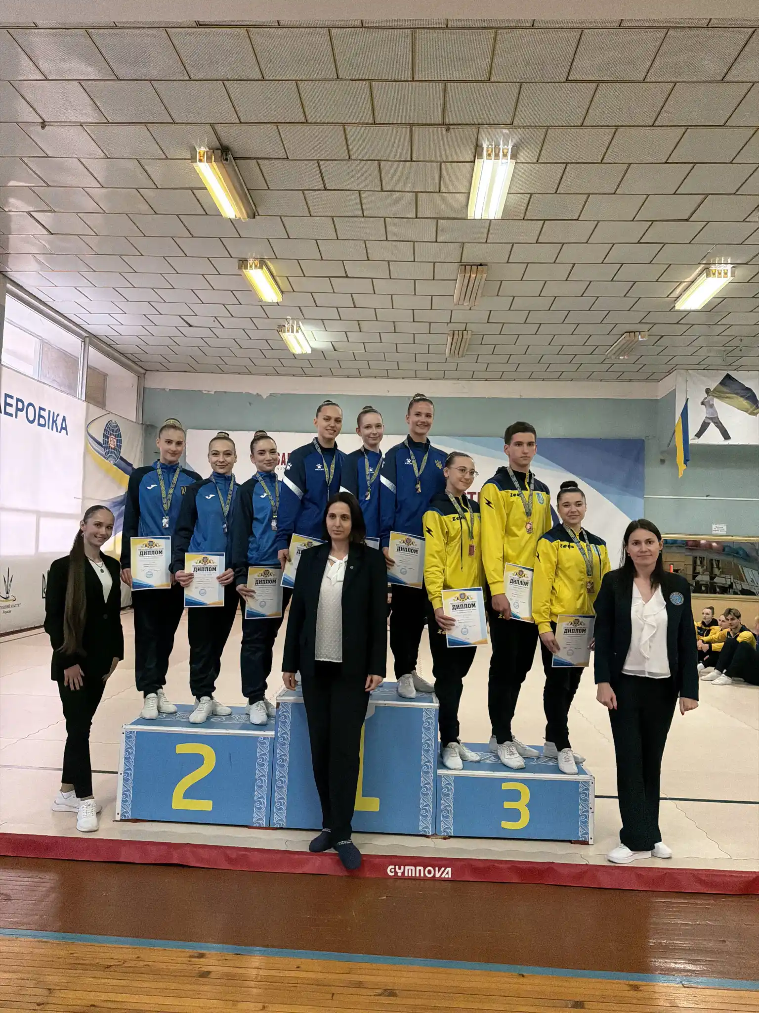 Тернопільські аеробістки привезли срібні нагороди з дорослого чемпіонату України у столиці